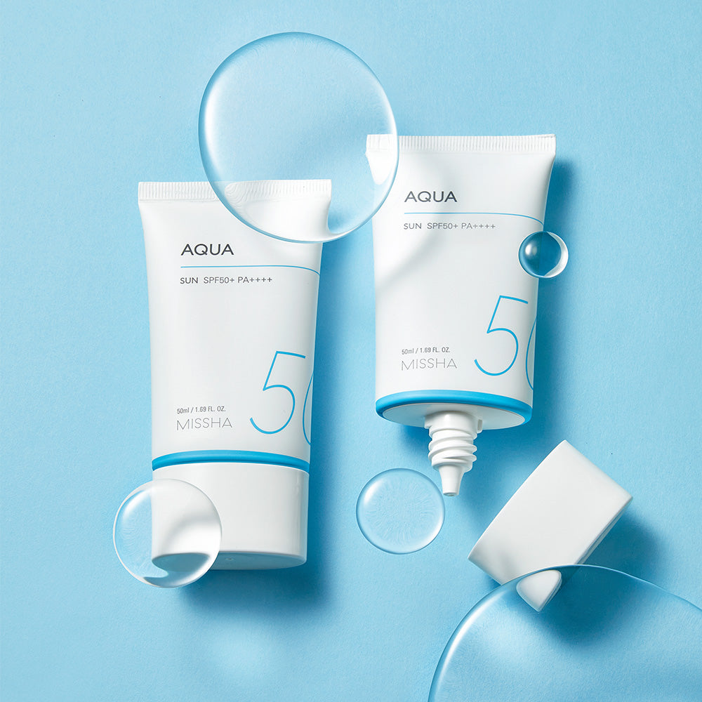 MISSHA All Around Safe Block Aqua Sun Cream+ 50ml (2 pack)
