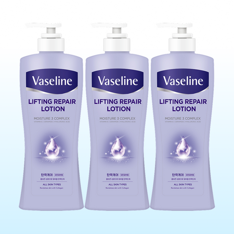 Vaseline Double Moisture Lotion 450ml x3 + Malang Bubble Hand Wash 300ml