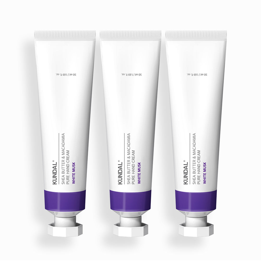 Kundal Pure Hand Cream 3-Piece Set White Musk 50ml