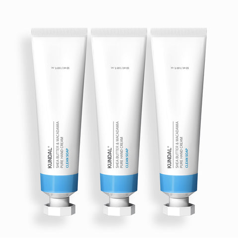 Kundal Pure Hand Cream 3-Piece Set 50ml