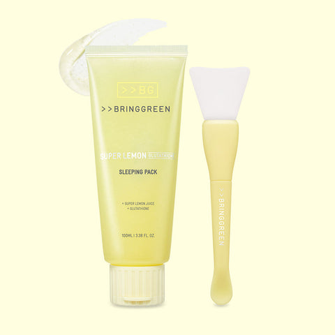 Bringgreen Super Lemon Glutathione Sleeping Pack 100ml Set +Spatula
