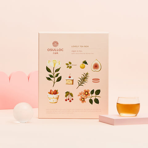 OSULLOC Lovely Tea Box (4 types x 3 teabags, 12 pcs)