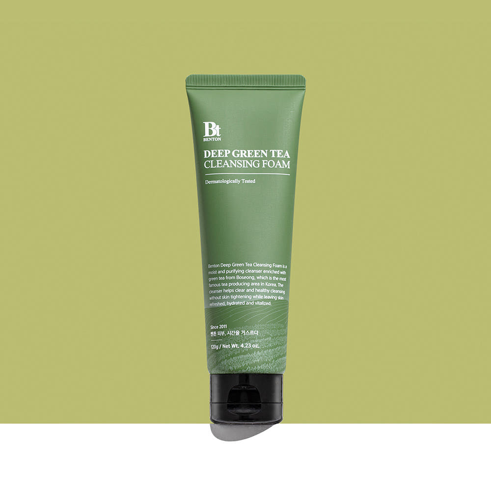 Benton Deep Green Tea Cleansing Foam 120g