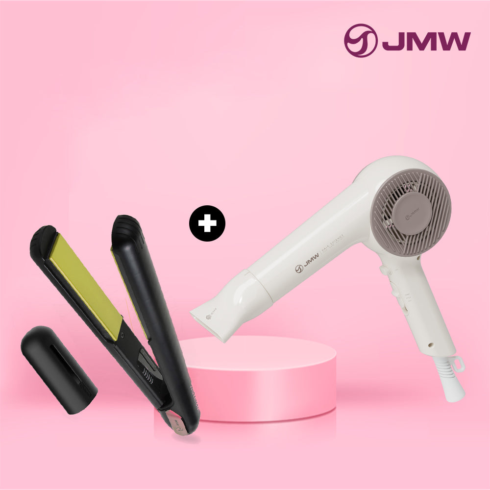 JMW Professional Premium Package (Moving Cushion Styler W6001MA + THE NEW MG1800 Turbo Aero-Motor Dryer)