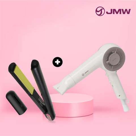 JMW Professional Premium Package (Moving Cushion Styler W6001MA + THE NEW MG1800 Turbo Aero-Motor Dryer)