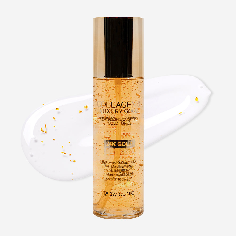 3W Clinic Collagen & Luxury Gold Revitalizing Comfort Gold Toner 200ml