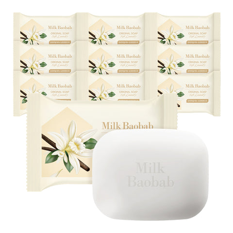 Milk Baobab Original Soap Soft Laundry 100g 10Pack [1+1]
