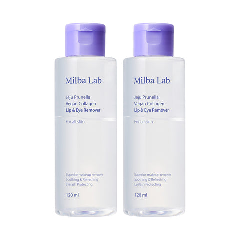 Milk Baobab Milba Lab Jeju Prunella Vegan Collagen Lip & Eye Remover 120ml