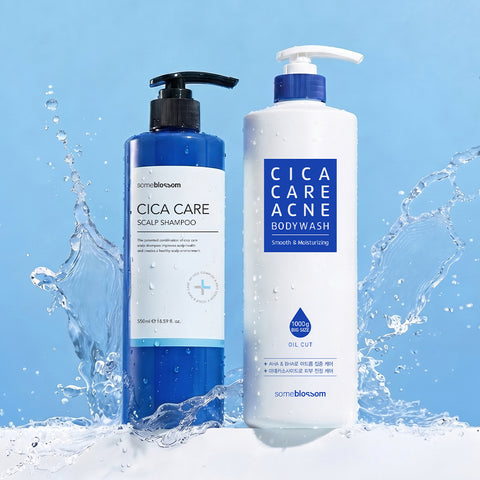 Someblossom Cica Care Shampoo & Body Wash Duo (1550ml)