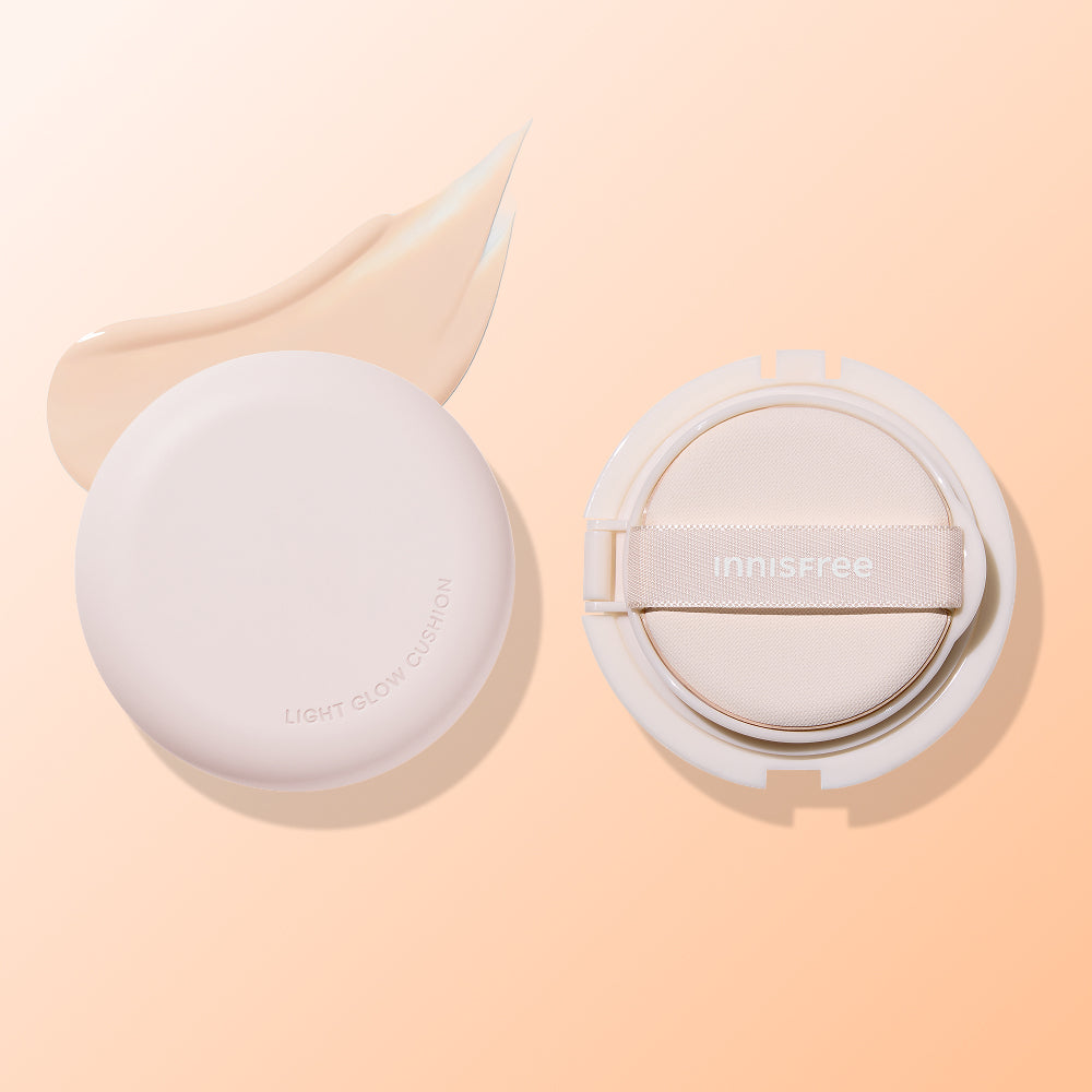 Innisfree Light Glow Cushion [21N Vanilla] 14g + Refill 14g