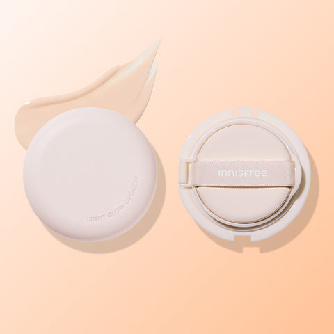 Innisfree Light Glow Cushion [21N Vanilla] 14g + Refill 14g
