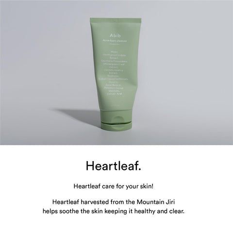 Soonsu Beauty Acne Foam Cleanser Heartleaf Foam texture close-up