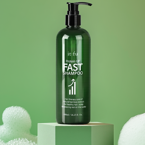 Itfu Protein Biotin Fast Shampoo 480ml (1pc)