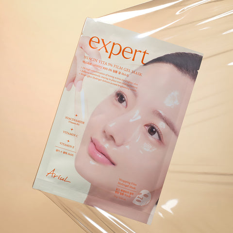 Ariul Expert Niacin Vita 5% Film Gel Mask - 4 sheets x 4