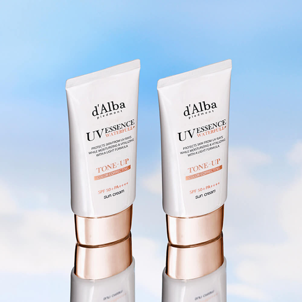 d'Alba Waterfull Tone Up Sun Cream 50ml Double Pack