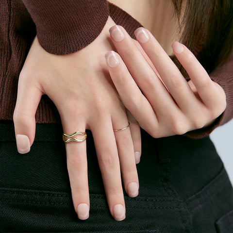 Dashing Diva Magic Press Pudding (Short Square) Nail Tips