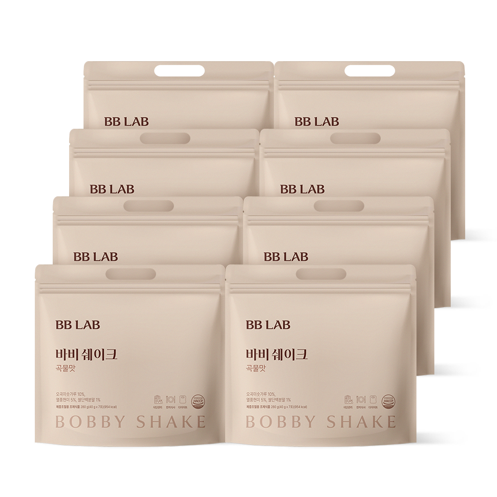 Nutrione BB Lab Babi Shake Grain-Flavored Protein 7-sachet pack x 8 (56 sachets)