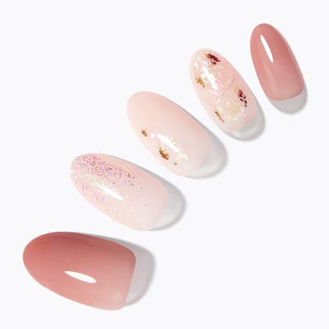 Dashing Diva Magic Press Romance Story (Almond) Nail Tips