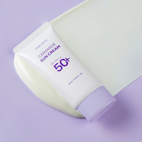 Charmzone Tone-Up Fit Ceramide Sun Cream 50ml (3 Pack)