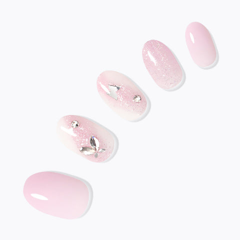 Dashing Diva Magic Press Lavender Haze (Oval) Nail Tips
