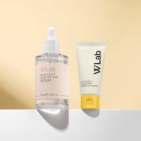 W.Lab Cica-C Skin Serum 70ml + Tone-Up Cream 50ml (Choose 1)