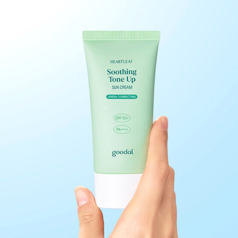 Goodal Houttuynia Soothing Green Tone-Up Sun Cream 50ml (2 Pack)