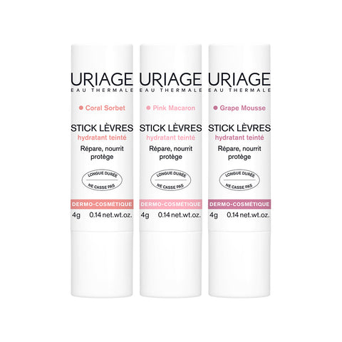 Uriage Stick Levres Colored Lip Balm 4g (3 Colors)
