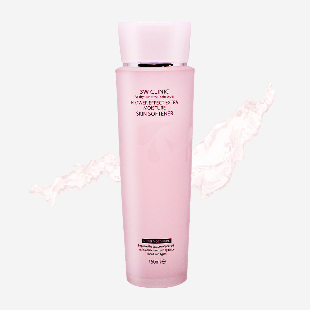 3W Clinic Flower Effect Extra Moisture Skin Softener 150ml
