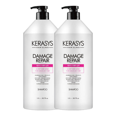 Kerasys Clinic Scalp Deep Cleansing Dandruff Care 1.5L x2 + 180ml Shampoo