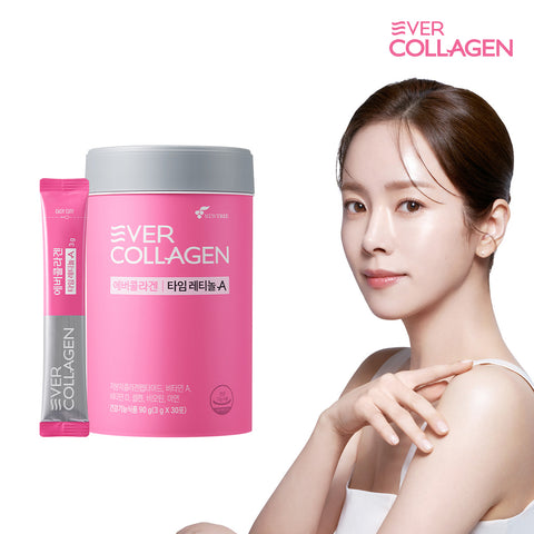 Newtree Ever Collagen Time Retinol A 1 Month Powder (GPH Low-Molecular Tri-Peptide Collagen)