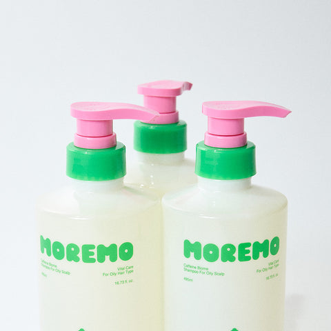 Moremo Caffeine Biome Shampoo (Oily Scalp) 1000ml x2