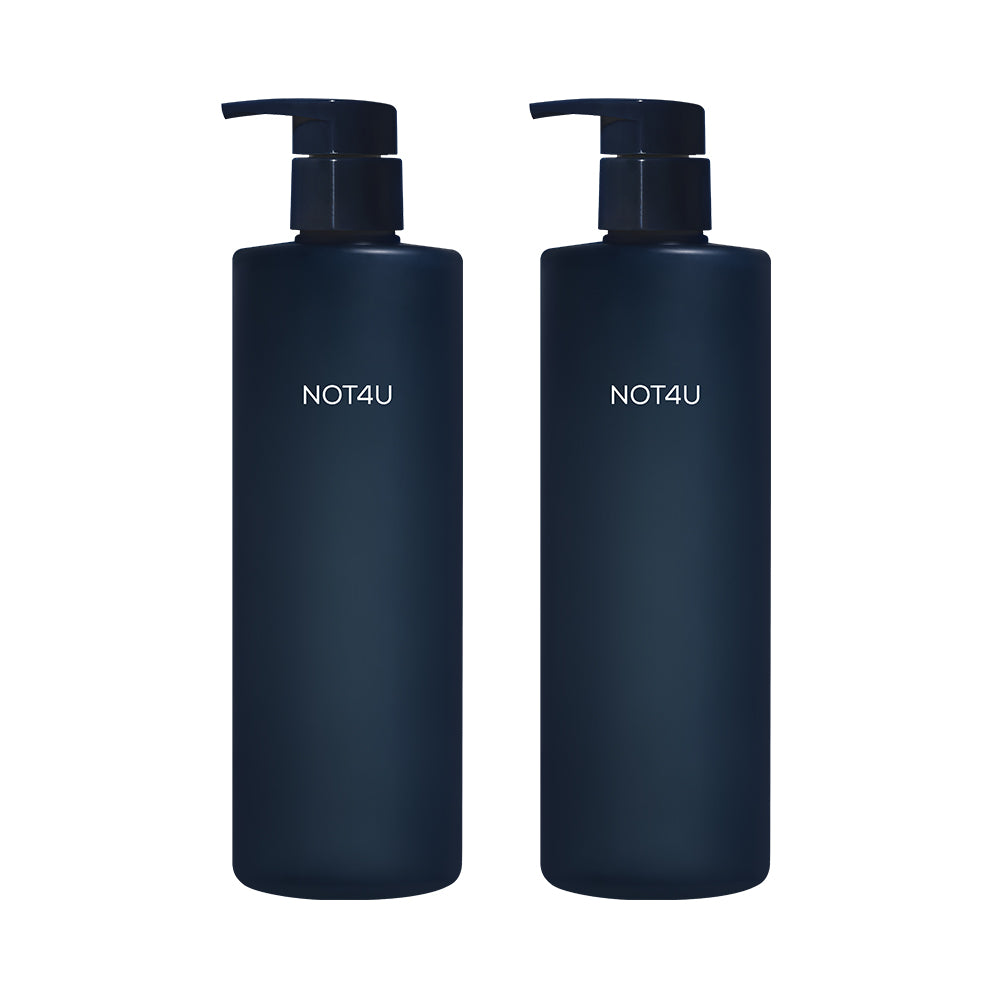 NOT4U Clear All-in-One Wash for Men 500ml (2 Pack)