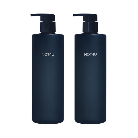 NOT4U Clear All-in-One Wash for Men 500ml (2 Pack)
