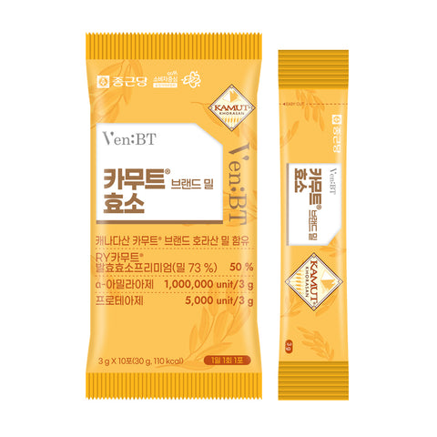 Chongkundang VenBT Kamut Brandmeal Enzyme Powder 3g x 30 sachets (3 Pack) (3 Month)