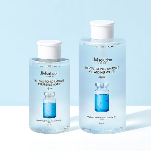 JM Solution H9 Hyaluronic Ampoule Cleansing Water 500ml (2 Pack)