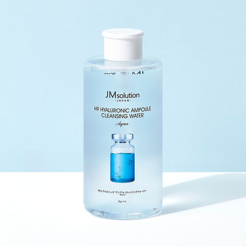 JM Solution H9 Hyaluronic Ampoule Cleansing Water 500ml (2 Pack)