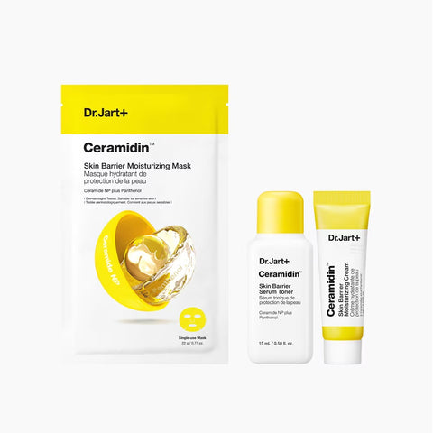 Dr.Jart+ Ceramidin Hello Moisture Travel Set (Mask 1pc + Serum Toner 15ml + Cream 7ml)