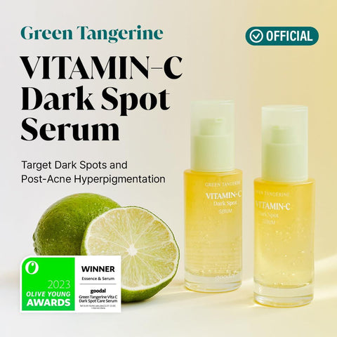 Soonsu Beauty Green Tangerine Vita C Dark Spot Care Serum side view