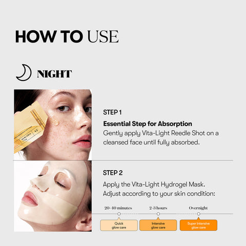 VT Vita-Light Reedle Shot 100 2 Step Hydrogel Mask