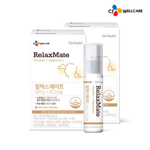 CJ Wellcare Relaxmate Theanine Stress Care, 6-count (2 Pack) Box