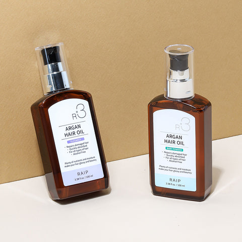 RAIP R3 Argan Hair Essence Oil 100ml 1+1 (Baby Powder & Elegance)