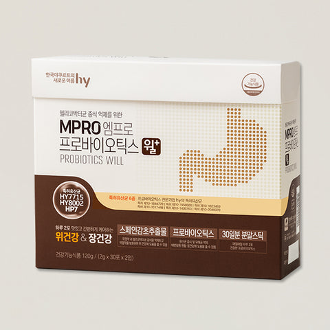 Korea Yakult MPRO Probiotics Will+ (2g x 60 Sachets) 1 Month Supply