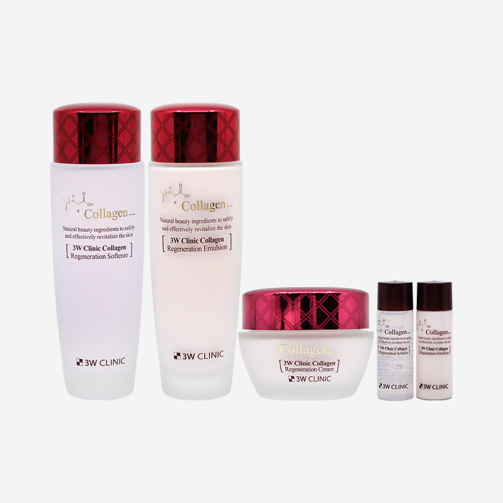3W Clinic Collagen Elasticity Basic 3-Piece Set