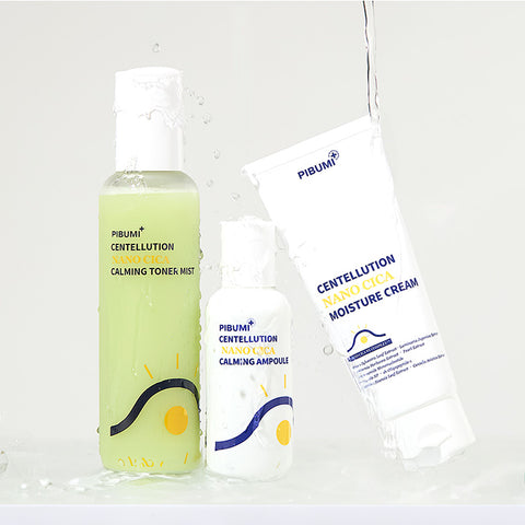 Pibumi Nano Cica Calming & Moisture 'Chab-To' 3-Piece Set (1+1)