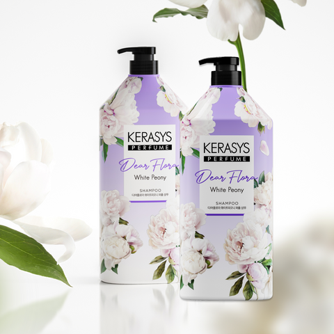 Kerasys Dear Flora Cherry Blossom 1.5L x2 (Shampoo + Conditioner) + Oilex Shampoo 60ml