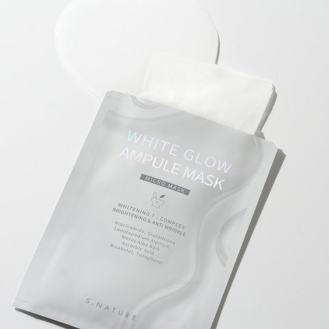 S.Nature White Glow Ampoule Mask 5 Sheets