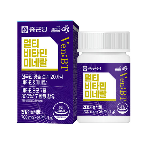 Chongkundang VenBT Multivitamin and Mineral 700mg x30 (5 Pack) (5 Months)