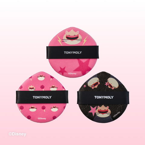 TONYMOLY Skin Tone Fixing Cover Cushion Puff (3 pack)