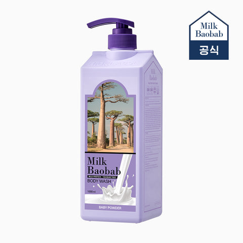 Milk Baobab Original Body Wash - Baby Powder Scent, 1L