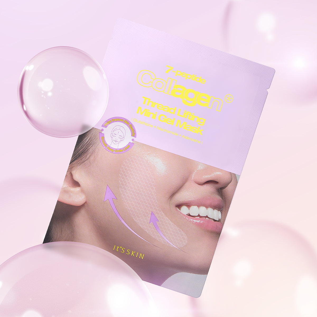 It's Skin Seven Peptide Collagen Mini Gel Mask 1P